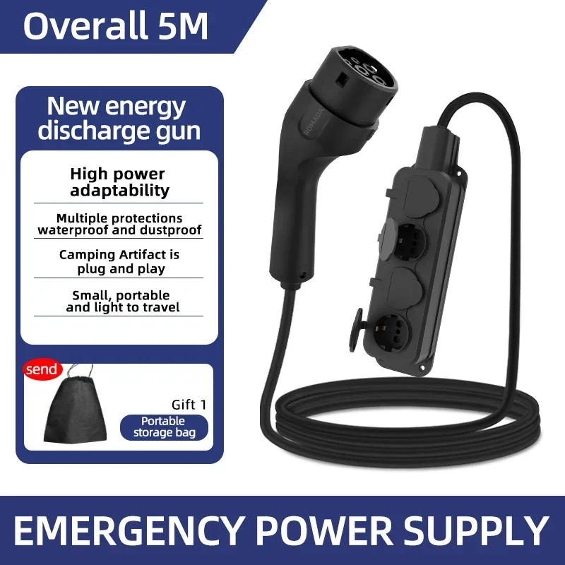 Ac Outdoor Power - Cargador EV portátil para coche eléctrico,