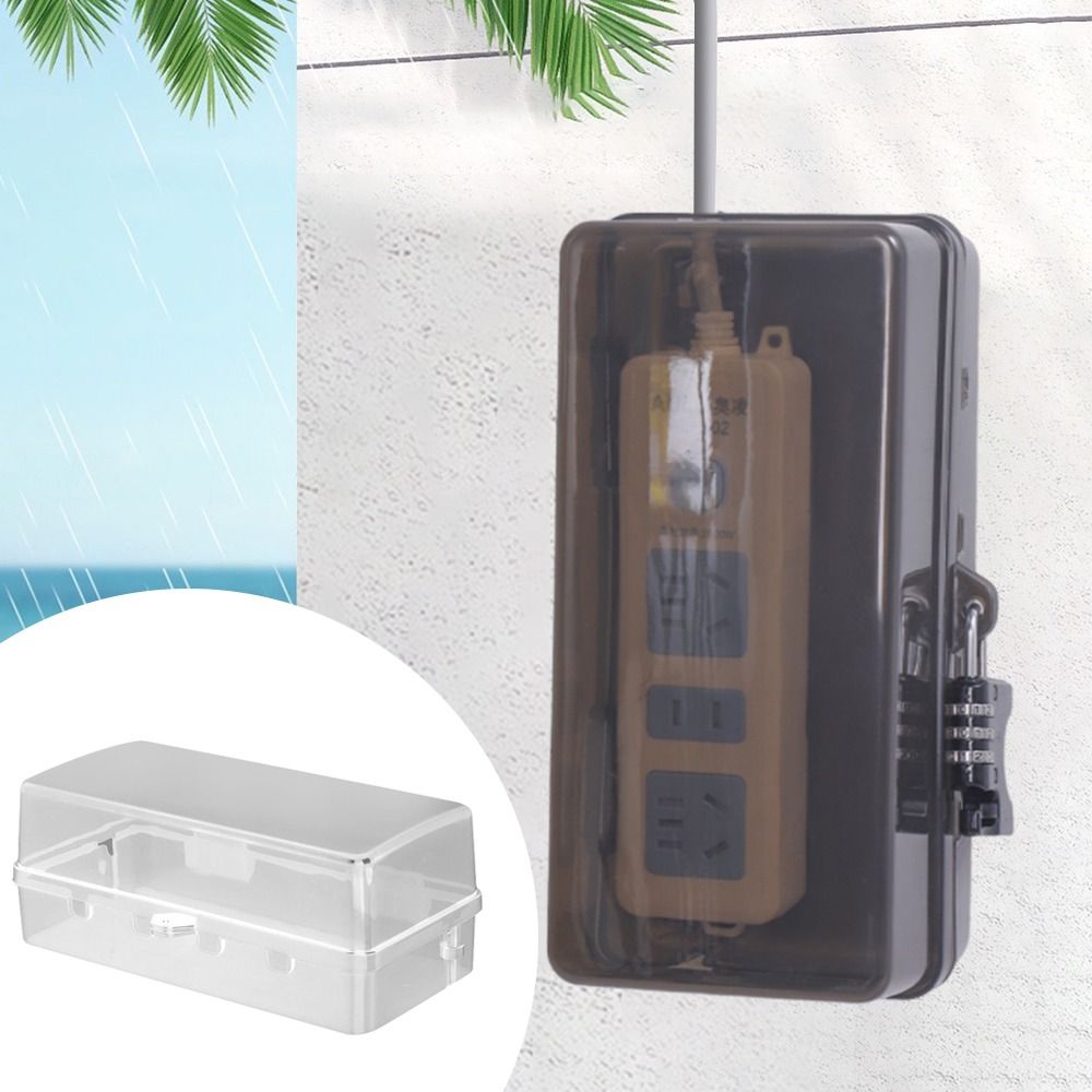 Caja de enchufe de plástico du - Outdoor Power Strip Weatherproof reseña y precio