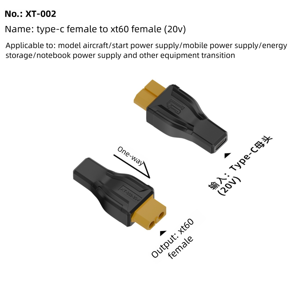 Adaptador USB C a XT60 5525 74 - Outdoor Power Adapter Usb C reseña y precio